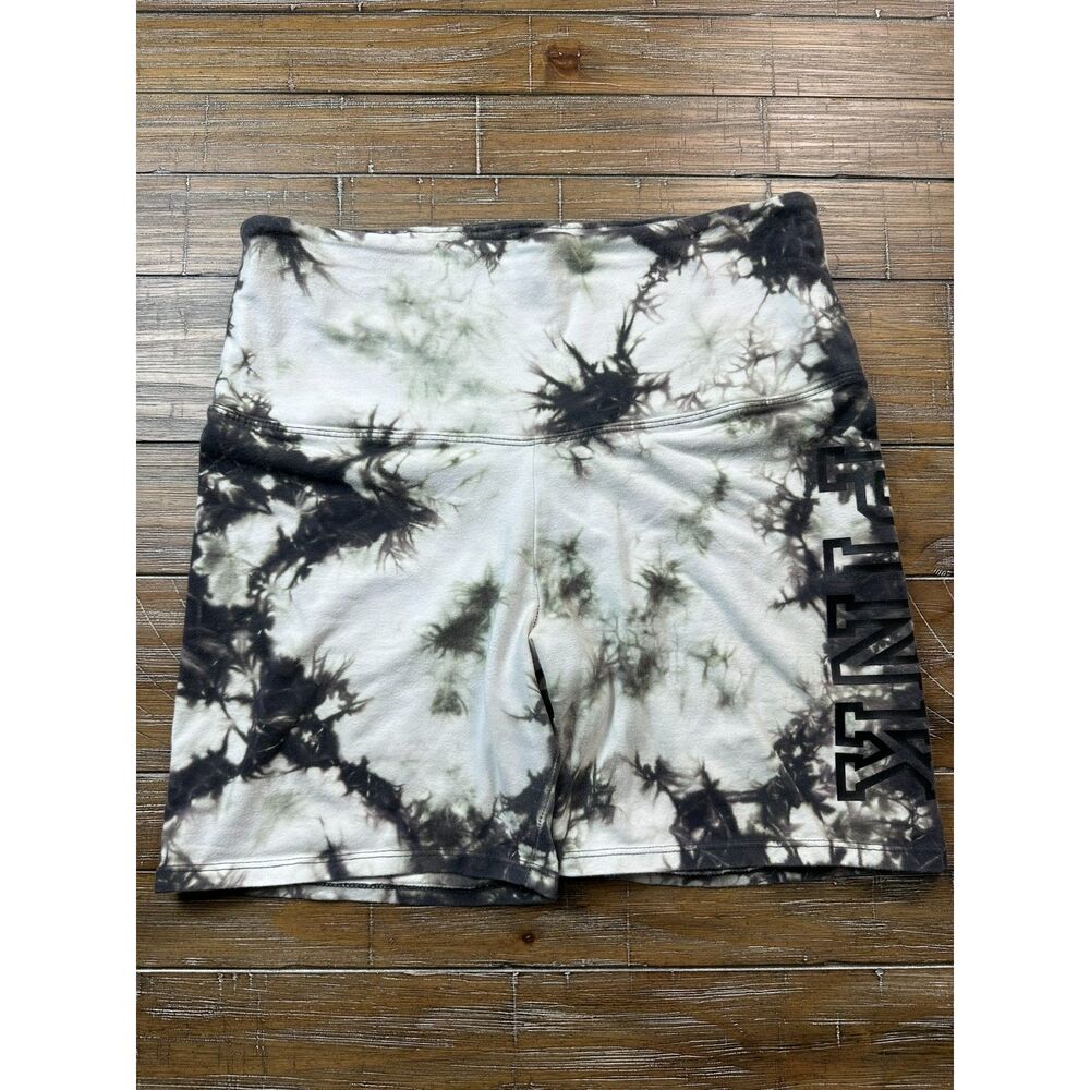 PINK Victoria's Secret Tie Dye Bike Shorts Women's Medium High Rise Stretch